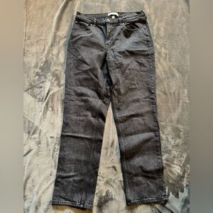 Abercrombie & Fitch Curve Love 90s Straight Mid Rise Jeans